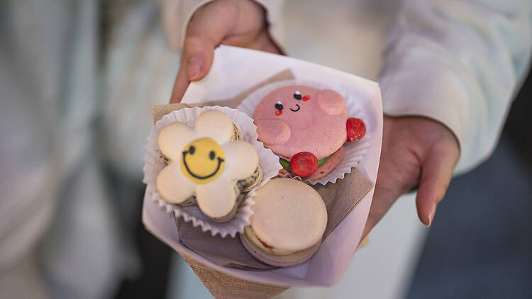 Asian desserts sold at Hawker 88 Night Market - Queen Vic Market