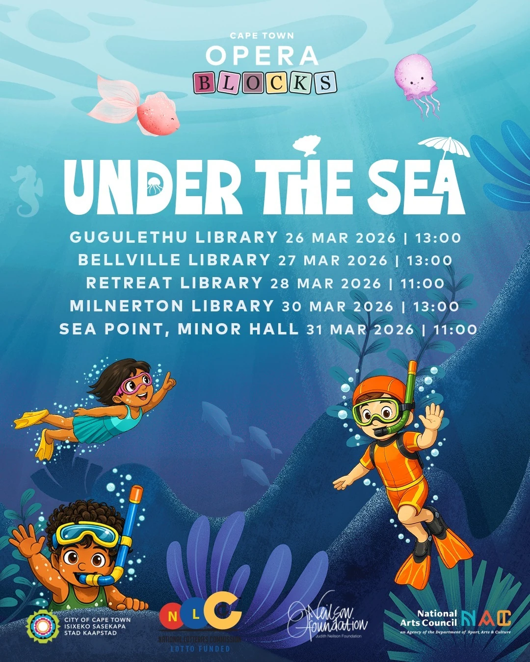 Cape Town Opera presents 'Opera Blocks: Under the Sea'