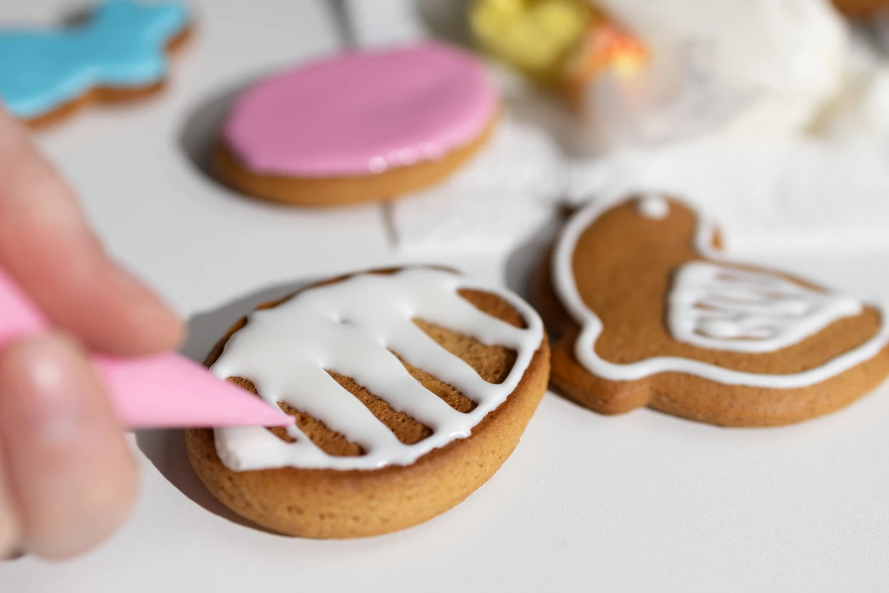 Easter Cooking With Gingerbread Cookies and Designs for Family Celebration and Traditions