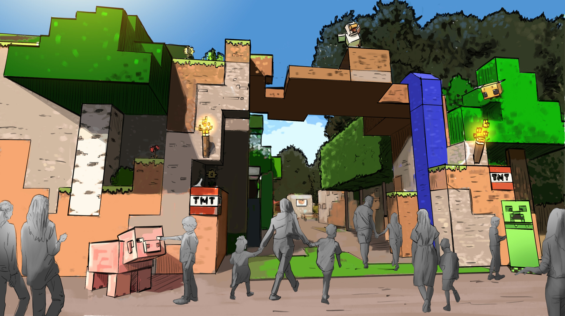 The world's first Minecraft theme park is coming to the UK