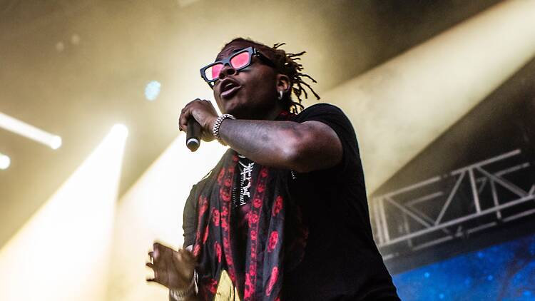 Gunna performing live in the USA