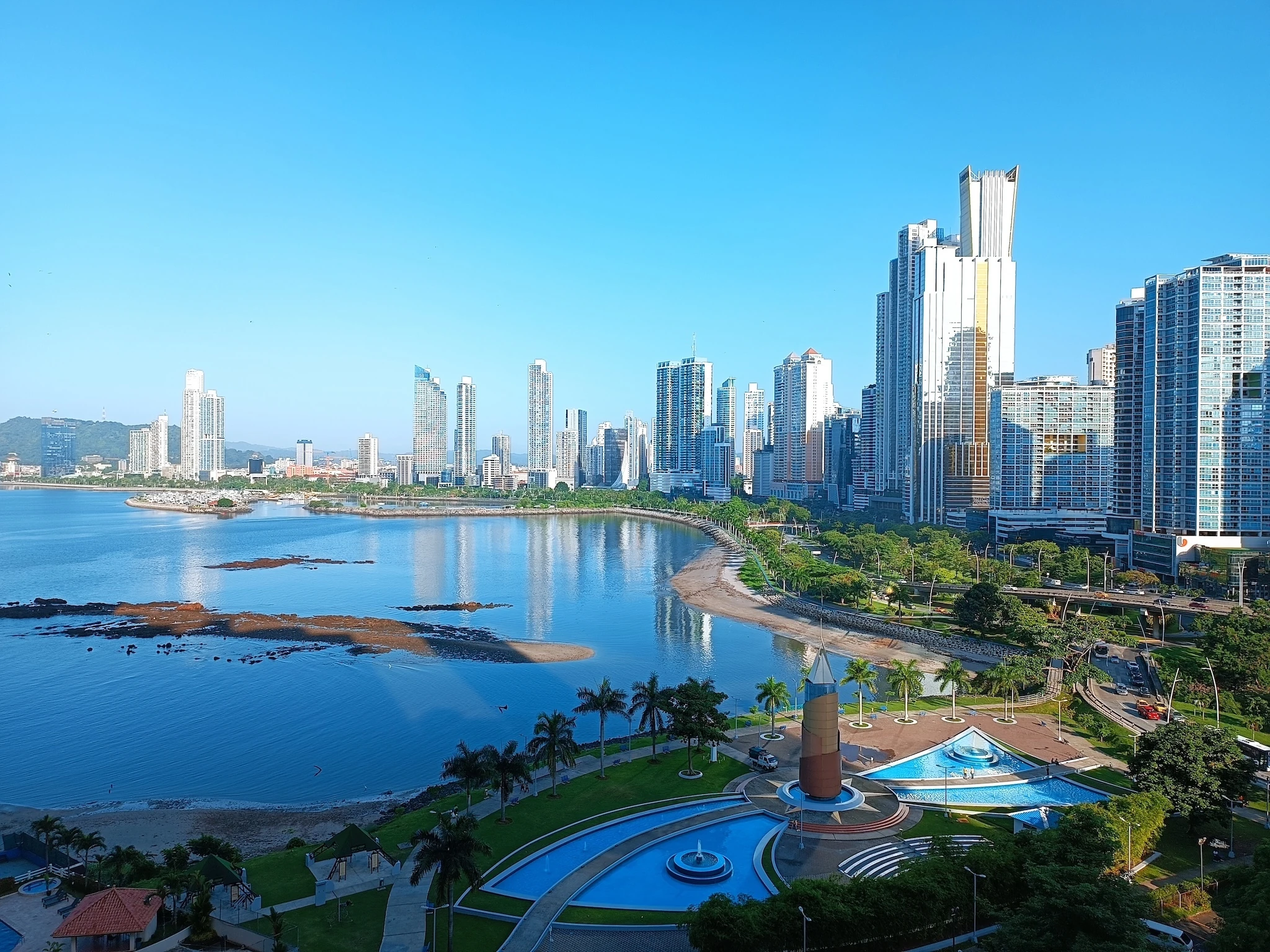 Panama City view in the morning