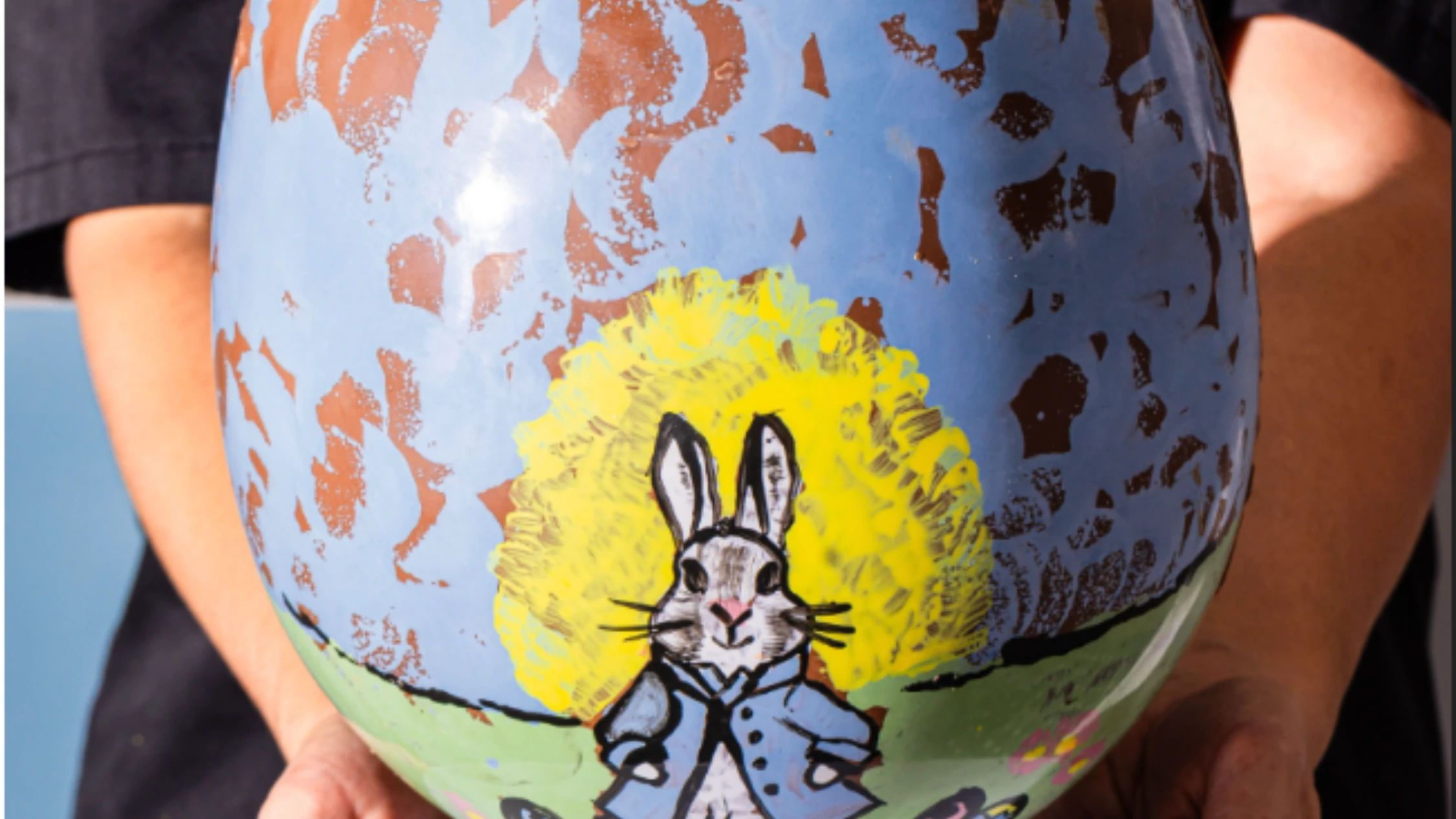 The chocolate egg from Deliciously Yours