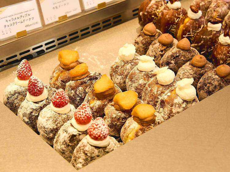 生ドーナツは限定フレーバーを選ぶ。