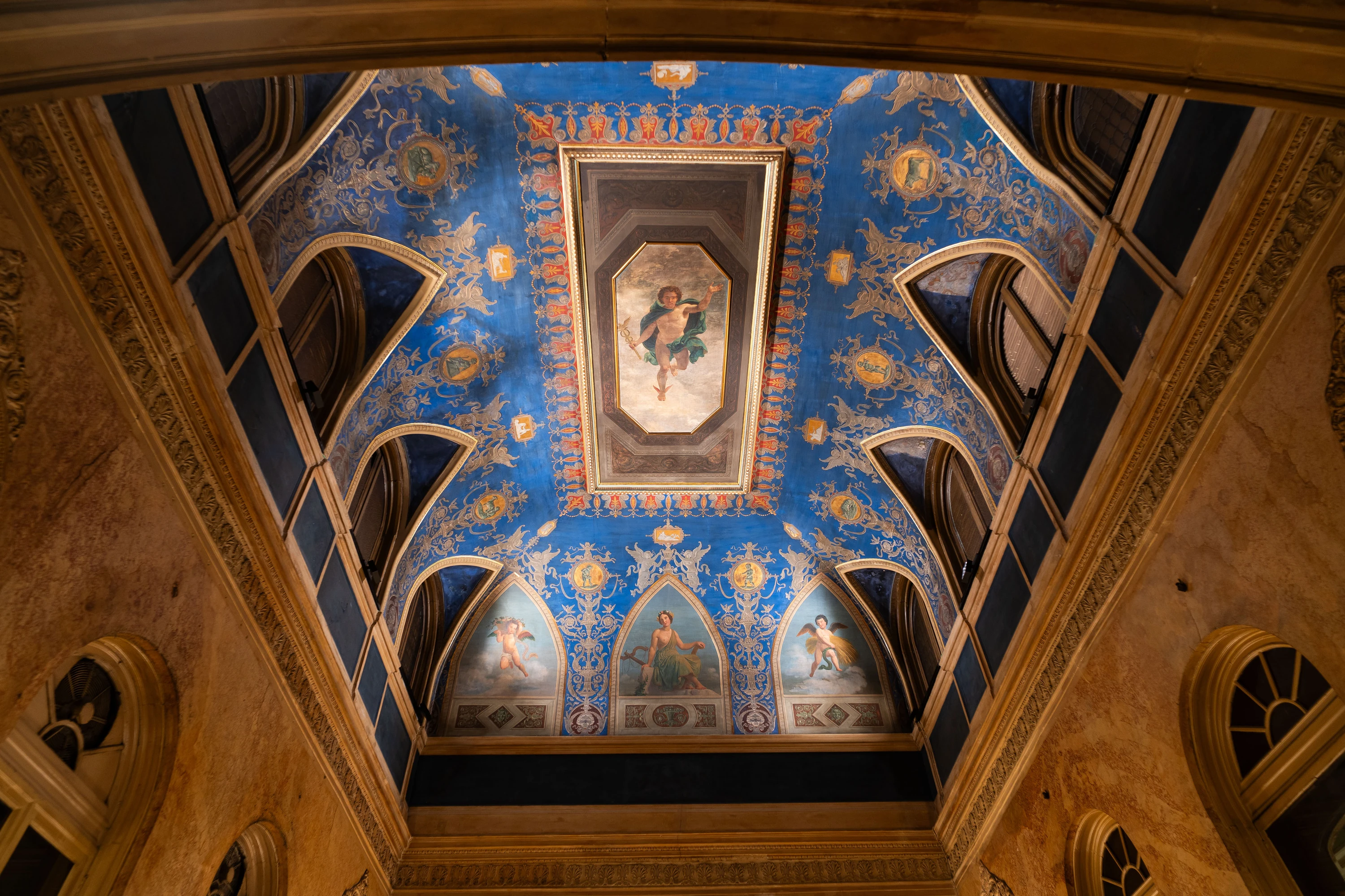 Vistas de la escalinata del Palacio de Gaviria 