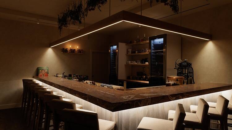 Anbā omakase counter