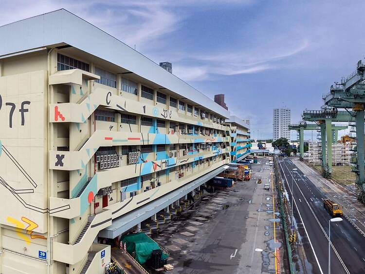 Explore art galleries at Tanjong Pagar Distripark