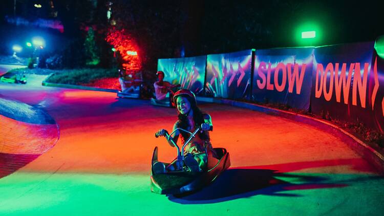 Go for a night ride with Skyline Luge Sentosa