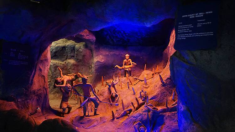 Experience the mythological Ten Courts of Hell at Haw Par Villa