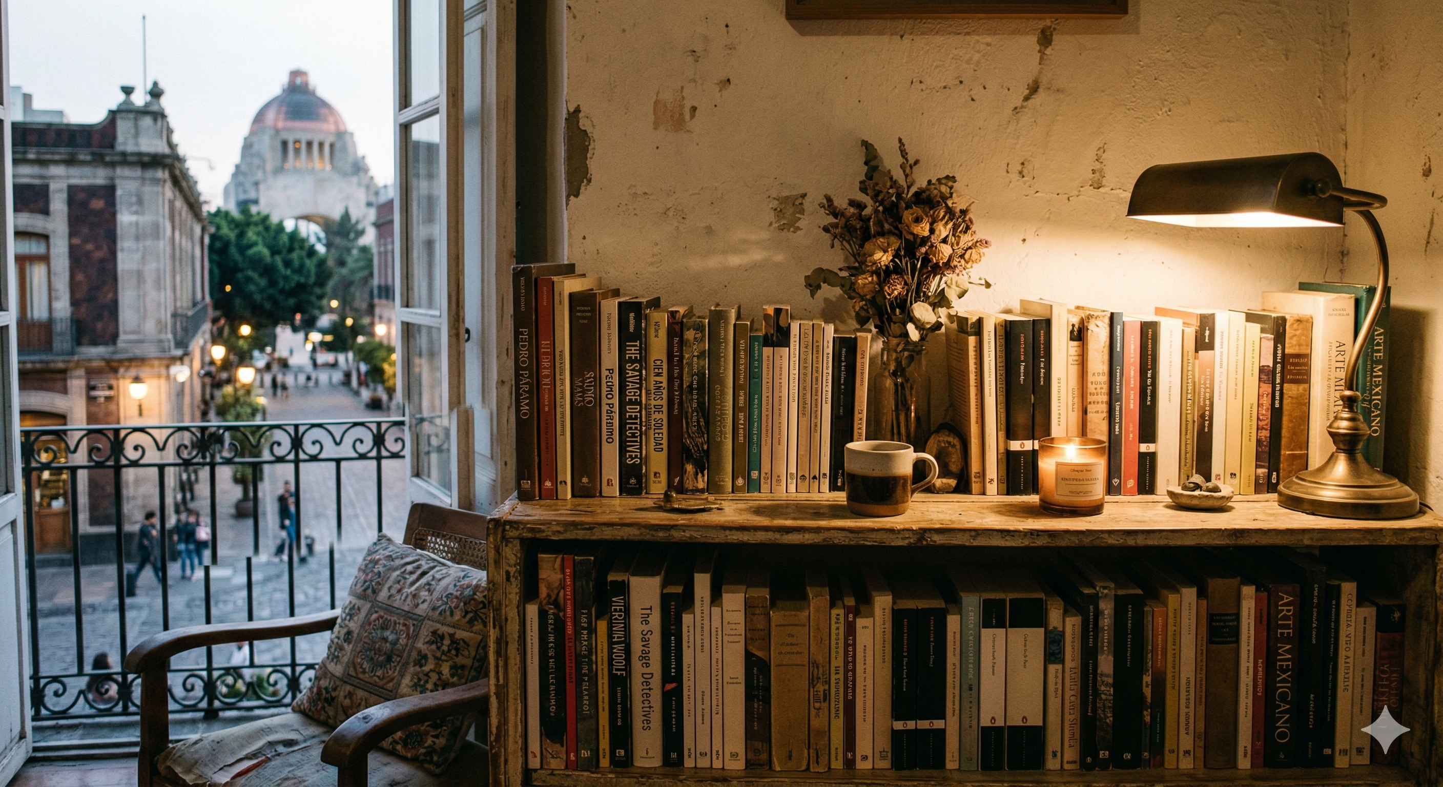 Libros desde diez pesos al pie del Monumento a la Revolución