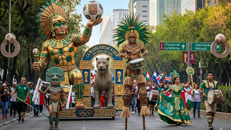 La Pelota Vuelve a Casa: Desfile, expos y figuras gigantes por el Mundial 2026 en la CDMX