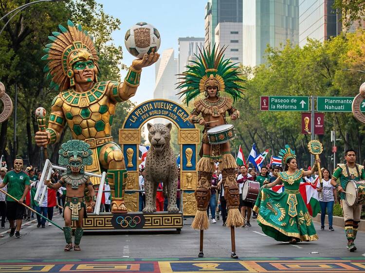 La Pelota Vuelve a Casa: Desfile, expos y figuras gigantes por el Mundial 2026 en la CDMX