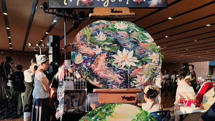 Brush strokes by day, beats by night at Common Art Club this April