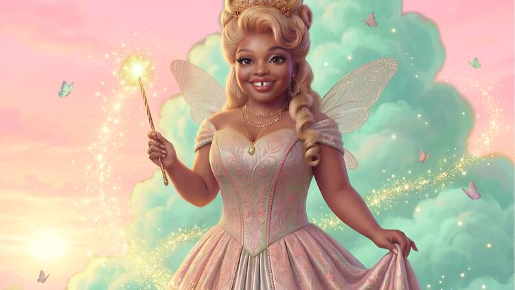 Anele Mdoda joinsMagical Marble Family Fest as the Fairy God Mother.