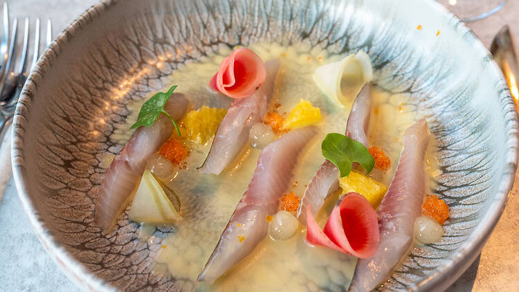 Siika ceviche ravintolassa Aanaar