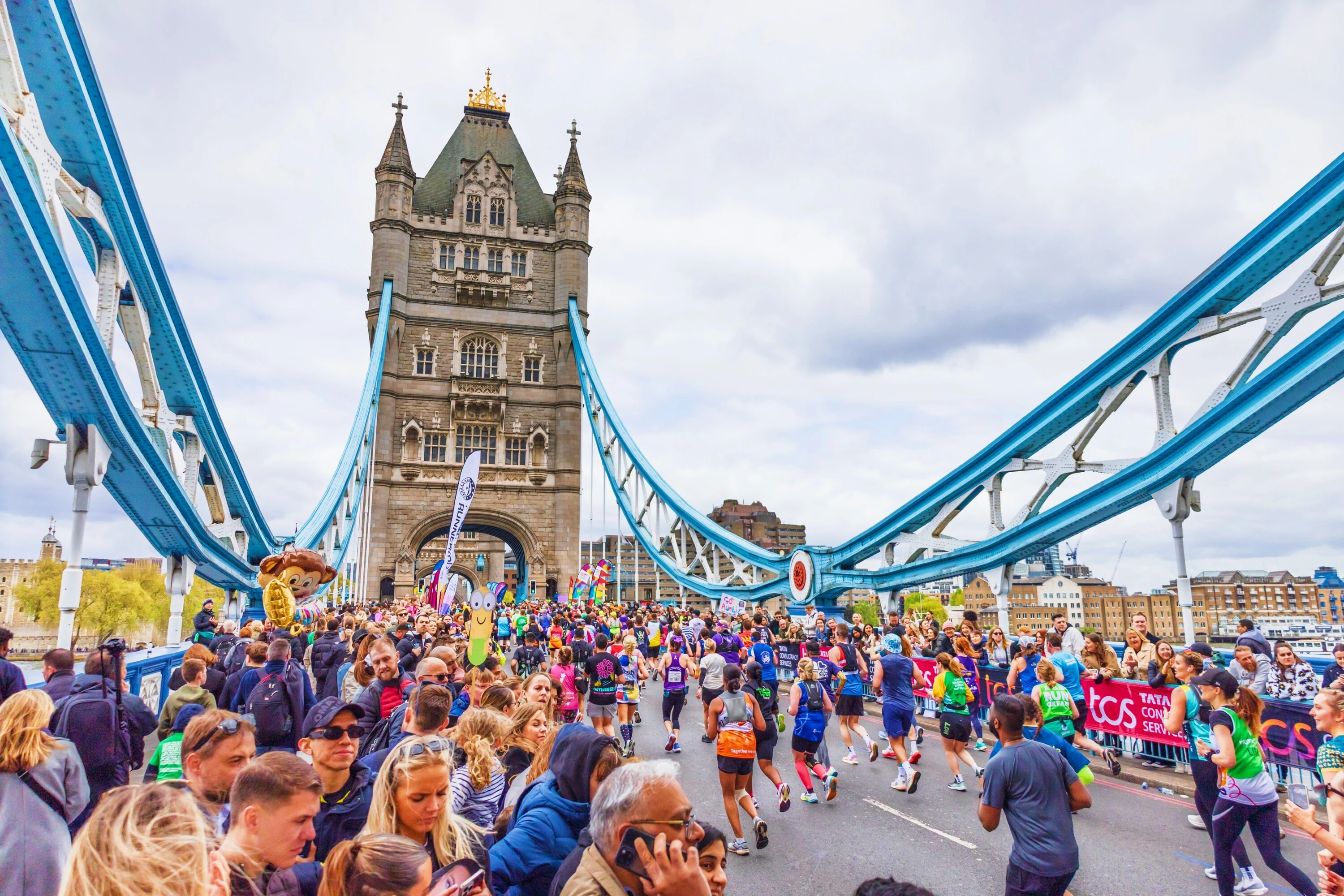 London Marathon at Tower Bridge