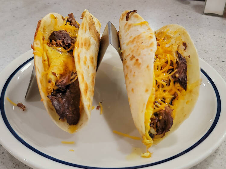 Spicy Shredded Beef Anytime Tacos