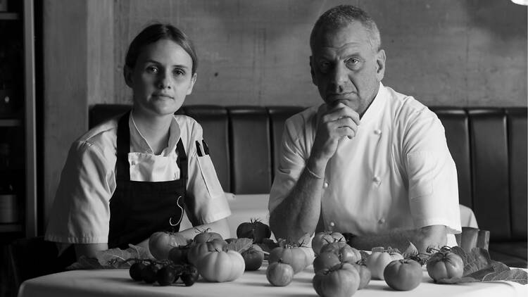 Carla Schulze and Luke Dale Roberts. 