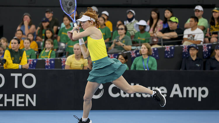 Australian tennis player Maya Joint.