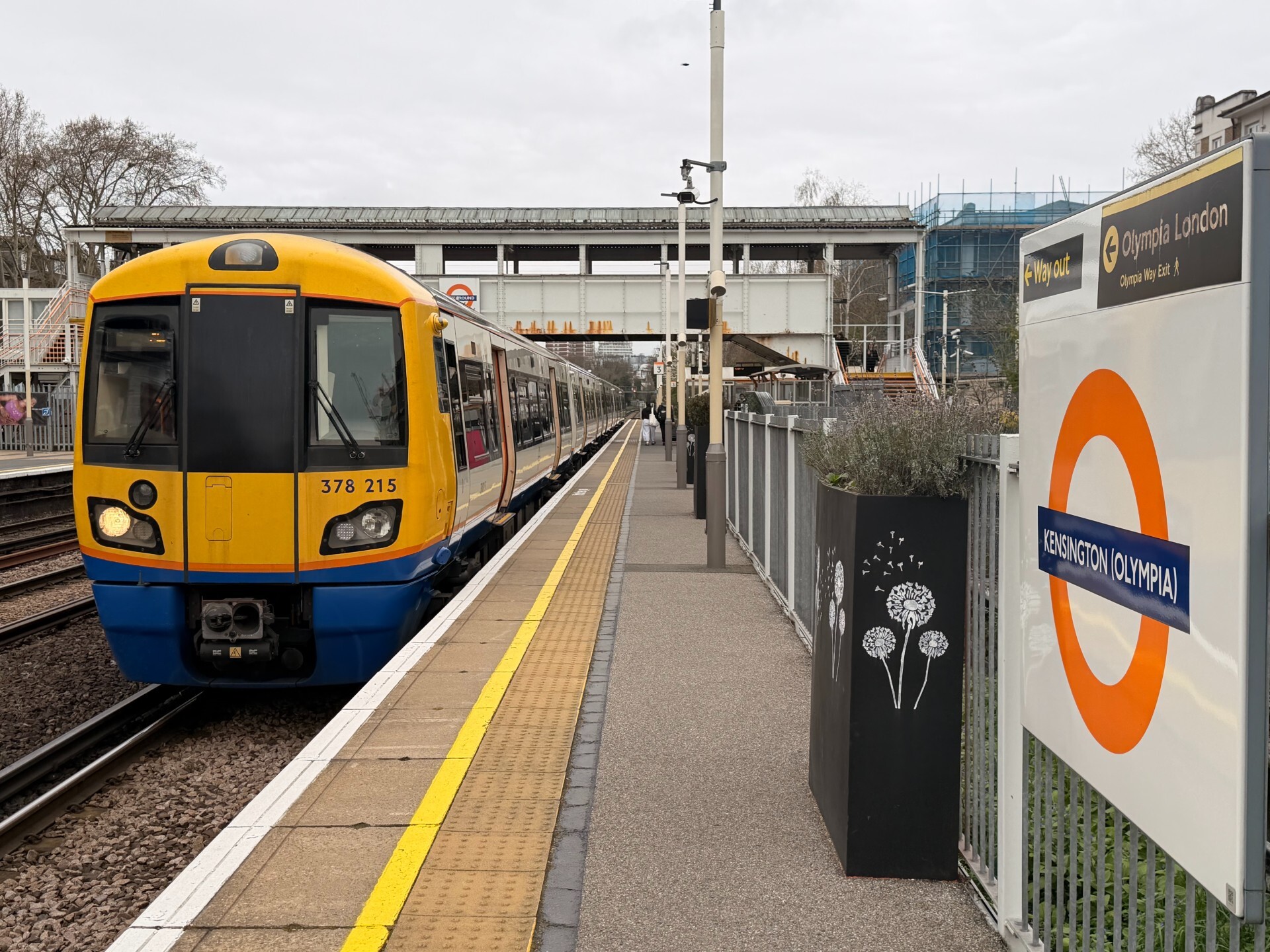 Kensington (Olympia) station on the Overground
