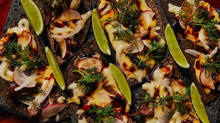 A picture of the soleros nachos