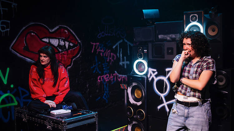 A scene from A Transgender Woman on the Internet, Crying