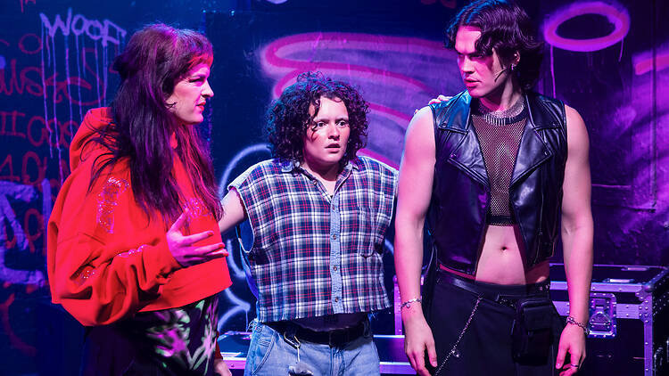 A scene from A Transgender Woman on the Internet, Crying