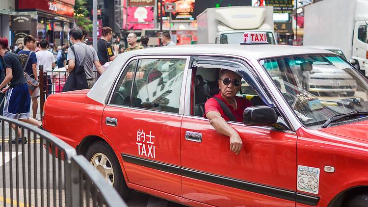 Hong Kong taxi cab driver