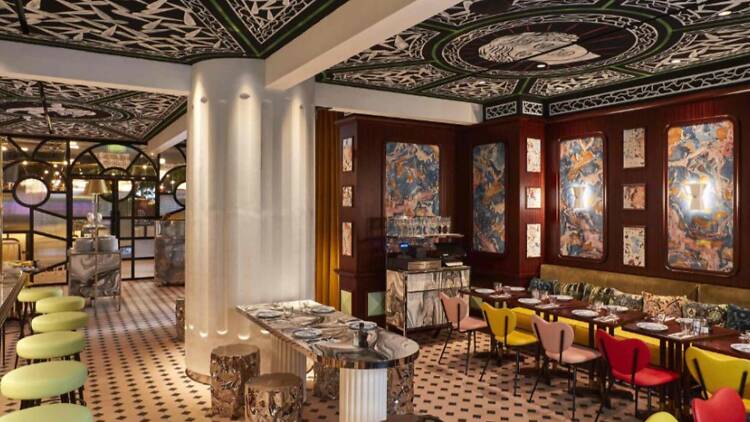 Mama Shelter Roma dining room