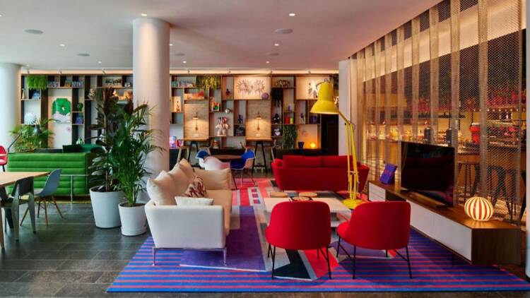 citizenM Dublin St Patrick's hotel lobby