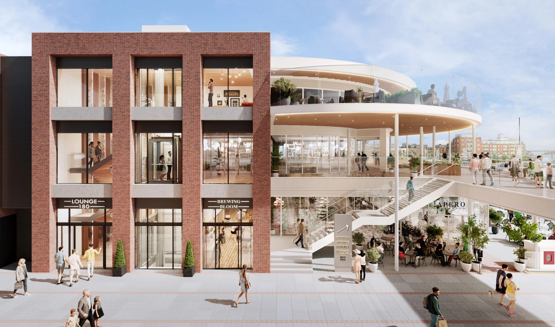 Gunwharf Quays, shopping centre plans in Portsmouth