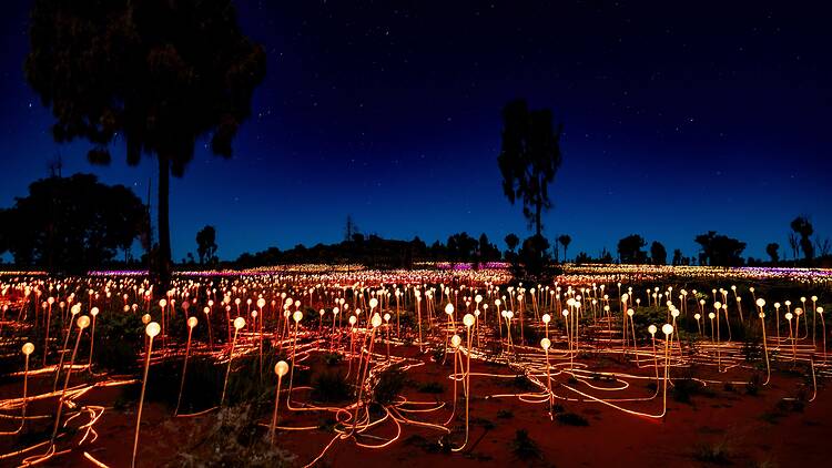 Field of Light, Uluṟu