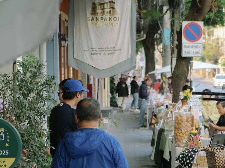 Songkran comes early at Sanpakoi Street Market