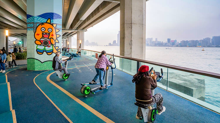 East Coast Boardwalk and East Coast Park in North Point East Coast Boardwalk and East Coast Park in North Point