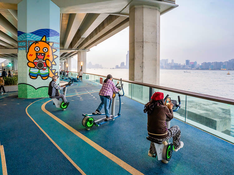 East Coast Boardwalk and East Coast Park in North Point East Coast Boardwalk and East Coast Park in North Point
