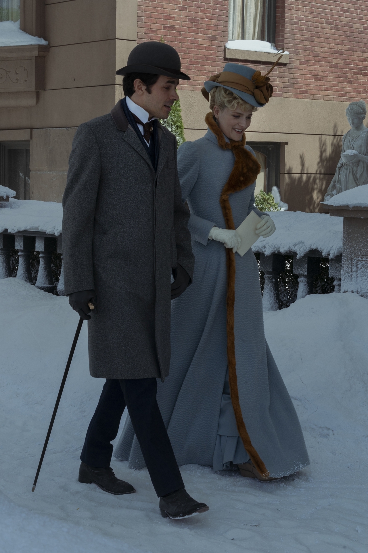 Watch: Costumed 'Gilded Age' actors were just spotted filming the new season in NYC