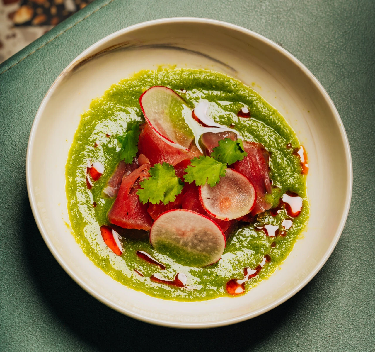 tuna aguachile from Amelia&rsquo;s 1931