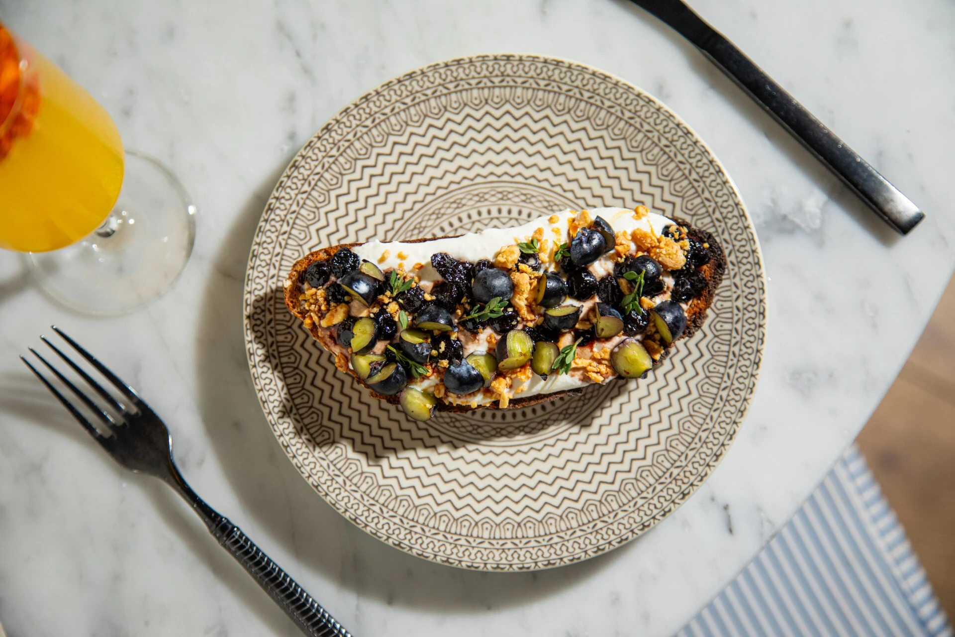 Buttermilk Ricotta Toast from Commons Club @ Virgin Hotels New Orleans