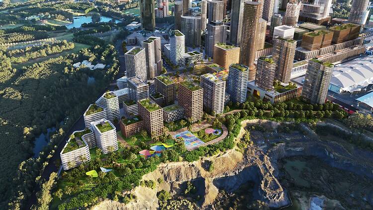 Sydney Olympic Park render