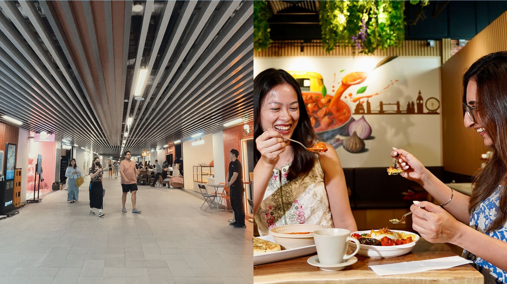 This new underground lifestyle hub connecting Chinatown and Telok Ayer has over 20 food spots