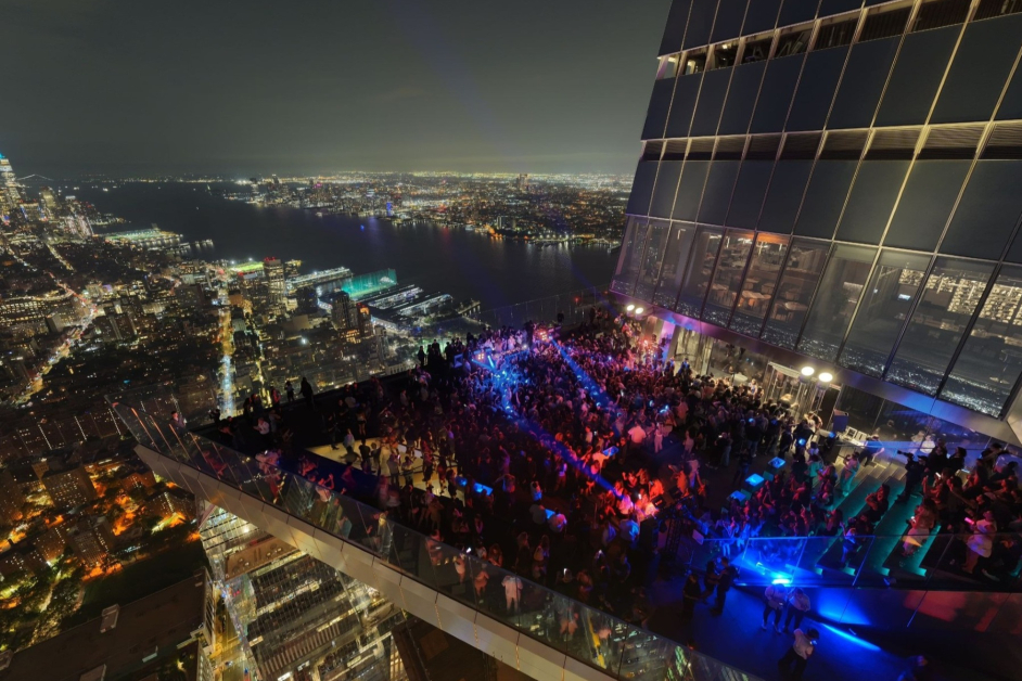 This epic dance party will take place 1,100 feet above Hudson Yards