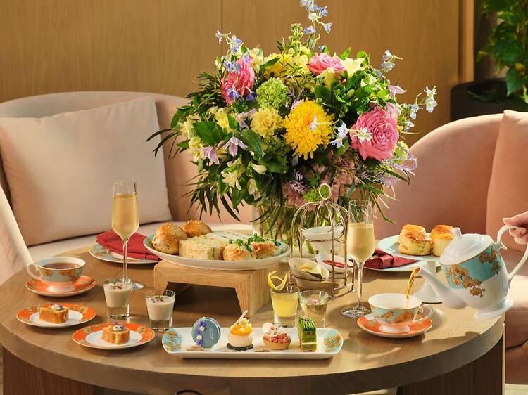 Escape the City buzz with a luxurious afternoon tea and half a bottle of Taittinger
