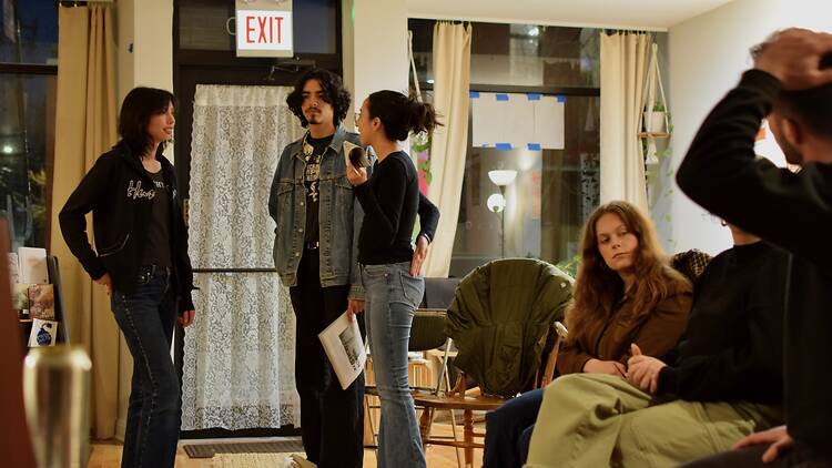 Attendees of an event at The Pub House.