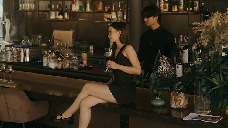 Swap the water gun for a glass of wine at Sunset Sip at Aquaria Restaurant