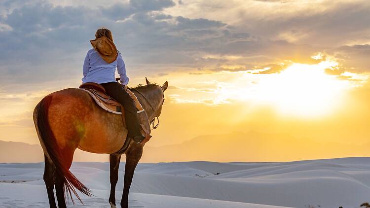 Gypsum dunes at White Sands National Park