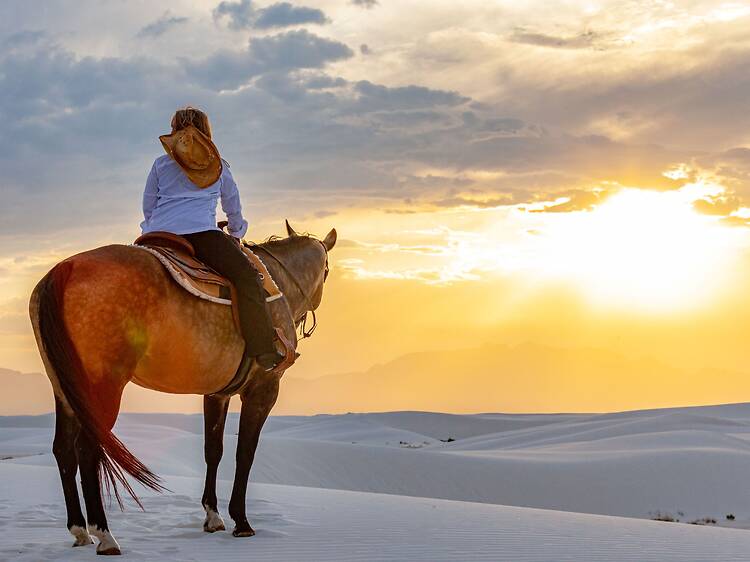 Gypsum dunes at White Sands National Park