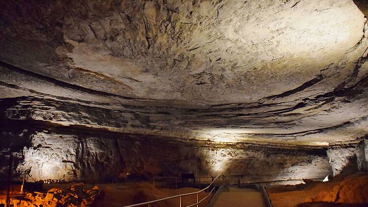Vast underground space at Mammoth Cave National Park