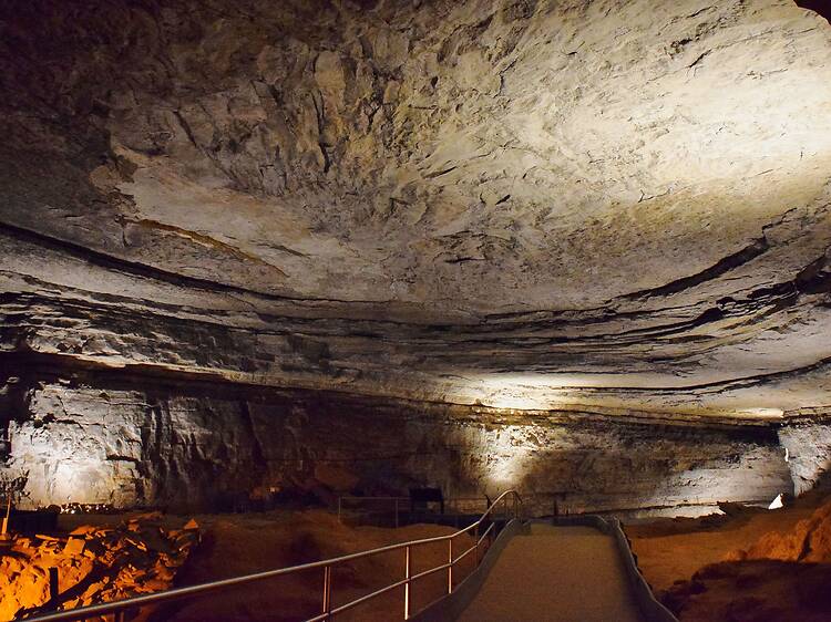 Vast underground space at Mammoth Cave National Park