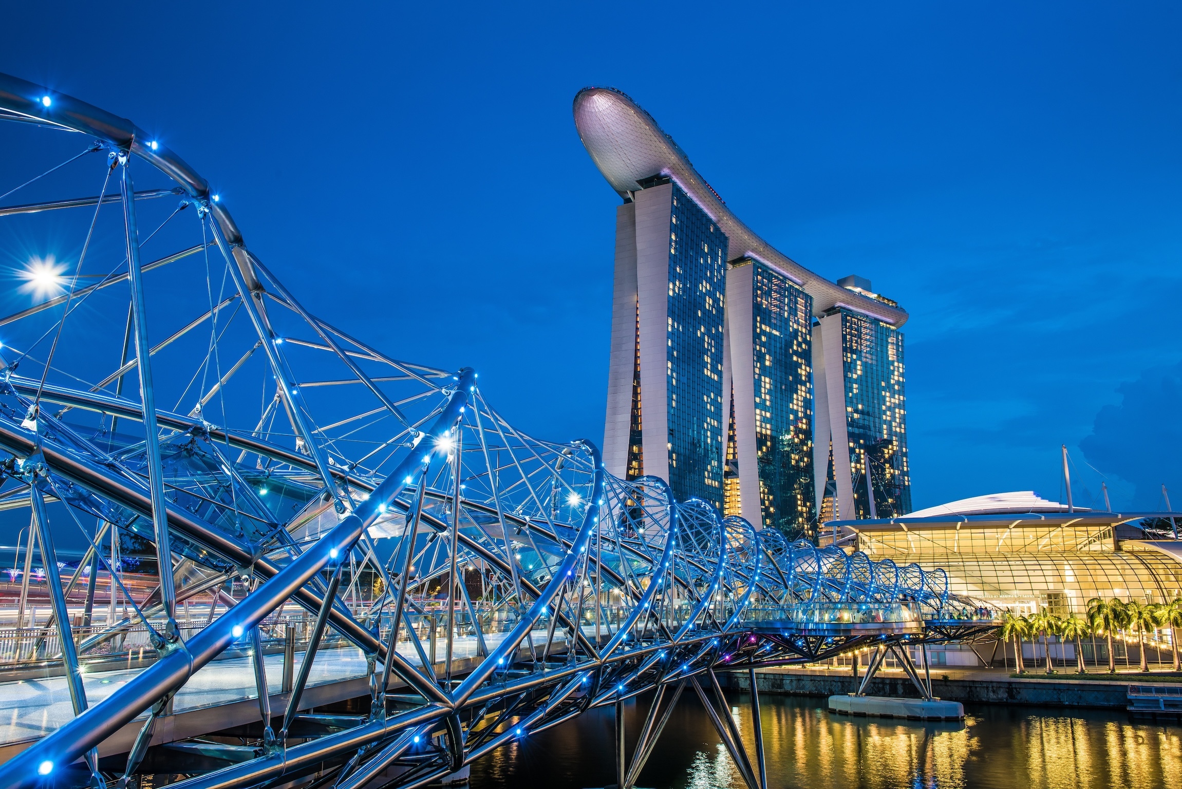 Singapore’s Helix Bridge is crowned one of the world’s most beautiful bridges