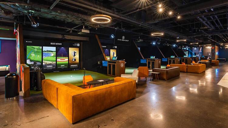 five iron golf interior